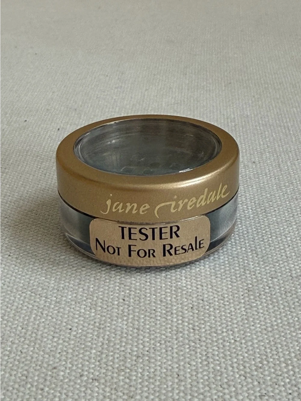 New Rare Jane Iredale 24-Karat Gold Dust Loose Shimmer Powder Color Green Tester